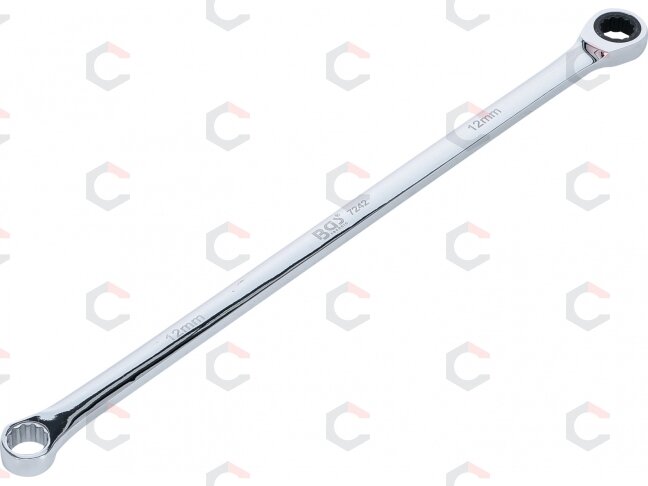 Terkšlinis žiedinis dvipusis veržliaraktis | ilgas tipas | 12 mm (7242)