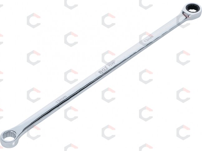 Terkšlinis žiedinis dvipusis veržliaraktis | ilgas tipas | 13 mm (7243) Terkšlinis žiedinis dvipusis veržliaraktis | ilgas tipas | 13 mm (7243)