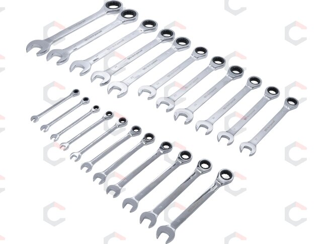 Terkšlinių raktų rinkinys | 6 - 32 mm | 22 vnt. (30009) 1 Terkšlinių raktų rinkinys | 6 - 32 mm | 22 vnt. (30009) 1