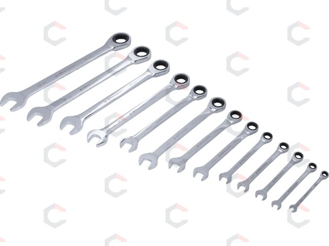 Terkšlinių raktų rinkinys | 8-32 mm | 13 vnt. (30006) 1 Terkšlinių raktų rinkinys | 8-32 mm | 13 vnt. (30006) 1
