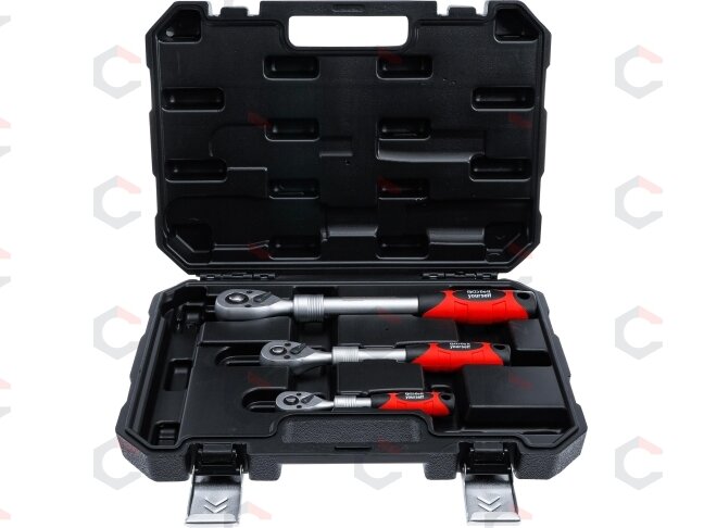 Terkšlių rinkinys | ištraukiamos | 6,3 mm (1/4") / 10 mm (3/8") / 12,5 mm (1/2") | 3 vnt. (72113) 3 Terkšlių rinkinys | ištraukiamos | 6,3 mm (1/4") / 10 mm (3/8") / 12,5 mm (1/2") | 3 vnt. (72113) 3