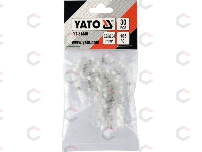 Termo gilzių / movų rinkinys | su alavu | 1.7 mm | 30 vnt. (YT-81440) 2 Termo gilzių / movų rinkinys | su alavu | 1.7 mm | 30 vnt. (YT-81440) 2