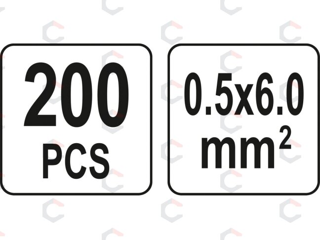 Termo gilzių / movų rinkinys | su variu | 0,5-6 mm | 220 vnt. (YT-81461) 3 Termo gilzių / movų rinkinys | su variu | 0,5-6 mm | 220 vnt. (YT-81461) 3
