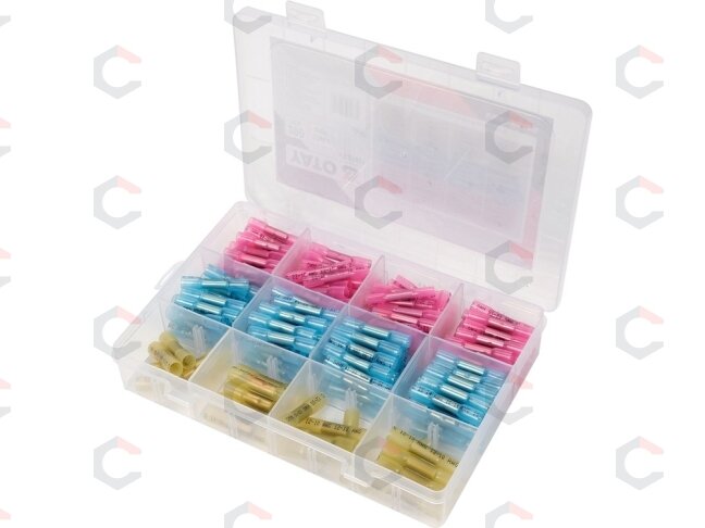 Termo gilzių / movų rinkinys | su variu | 0,5-6 mm | 220 vnt. (YT-81461) Termo gilzių / movų rinkinys | su variu | 0,5-6 mm | 220 vnt. (YT-81461)