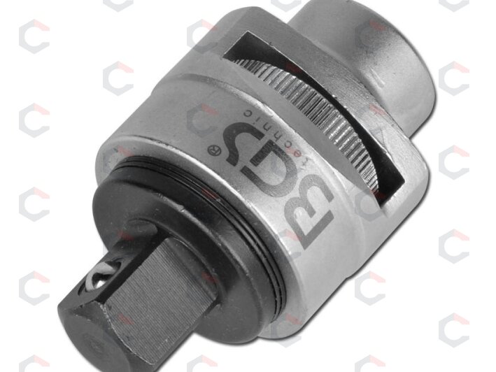 Terkšlinis adapteris | Smulkūs dantukai | išorinis kvadratas 12,5 mm (1/2") (2301) 1 Terkšlinis adapteris | Smulkūs dantukai | išorinis kvadratas 12,5 mm (1/2") (2301) 1