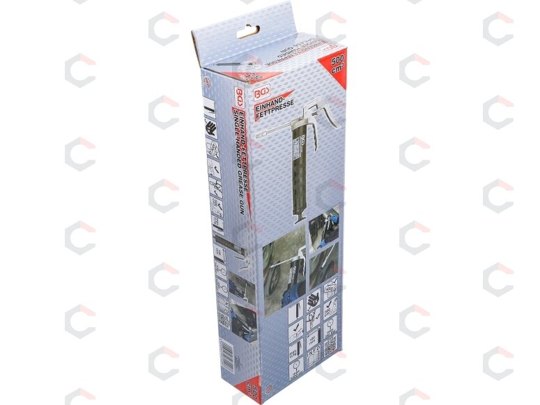 Tepimo pistoletas – kasetėms 220 mm / 400 g ir birioms – 500 cm³ (3140) 6 Tepimo pistoletas – kasetėms 220 mm / 400 g ir birioms – 500 cm³ (3140) 6
