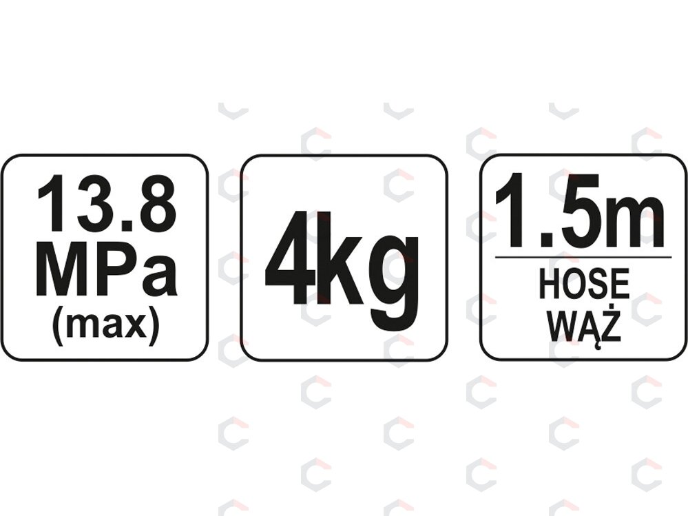 Tepimo pompa | 4kg (YT-07061) 2 Tepimo pompa | 4kg (YT-07061) 2