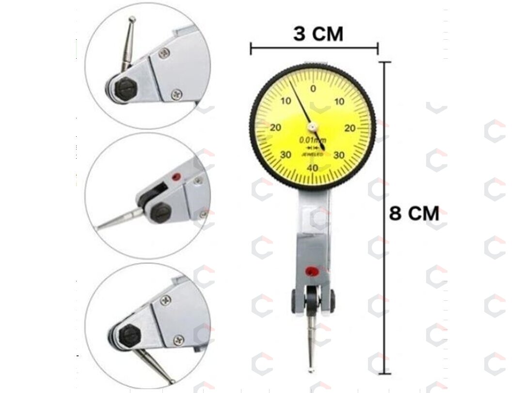 Tikslus precizinis pakreipimo svirties matuoklio indikatorius | 0,01 mm (DG2B) Tikslus precizinis pakreipimo svirties matuoklio indikatorius | 0,01 mm (DG2B)