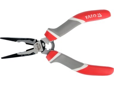 Tiesios ilganosės replės Yato | 160 mm | anglinis plienas (YT-20054) Tiesios ilganosės replės Yato | 160 mm | anglinis plienas (YT-20054)