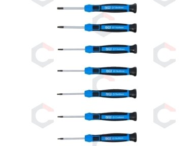 Tikslių atsuktuvų rinkinys | T-Star (Torx) T6 - T7 - T8 - T9 - T10 - T15 - T20 | 7 vnt. (4880)