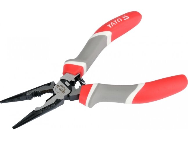 Tiesios ilganosės replės Yato | 160 mm | anglinis plienas (YT-20054)