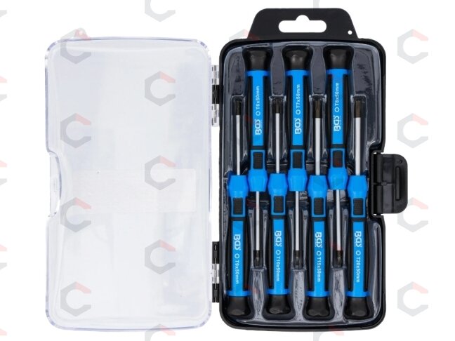 Tikslių atsuktuvų rinkinys | T-Star (Torx) T6 - T7 - T8 - T9 - T10 - T15 - T20 | 7 vnt. (4880) 3
