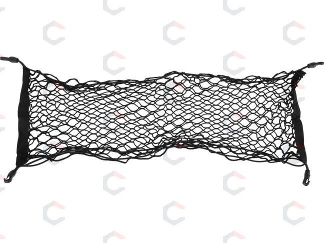 Tinklas bagažinei | su kabliais | 90 cm x 30 cm (82262) Tinklas bagažinei | su kabliais | 90 cm x 30 cm (82262)