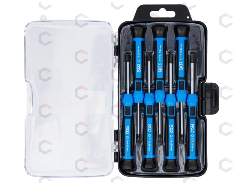 Tikslių atsuktuvų rinkinys | T-Star (Torx) T6 - T7 - T8 - T9 - T10 - T15 - T20 | 7 vnt. (4880) 3 Tikslių atsuktuvų rinkinys | T-Star (Torx) T6 - T7 - T8 - T9 - T10 - T15 - T20 | 7 vnt. (4880) 3