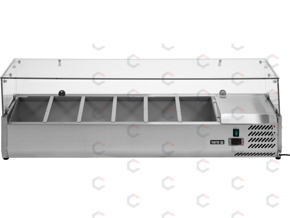 Šaldymo vitrina antstatas 6×GN 1/3 | 140 × 39,5 × 43,5 cm (YG-05330) 1 Šaldymo vitrina antstatas 6×GN 1/3 | 140 × 39,5 × 43,5 cm (YG-05330) 1