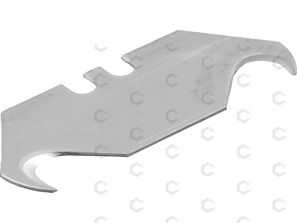 Kabliuko formos trapeciniai ašmenys | 61 x 19 mm | 10 vnt. (YT-75230) 2 Kabliuko formos trapeciniai ašmenys | 61 x 19 mm | 10 vnt. (YT-75230) 2