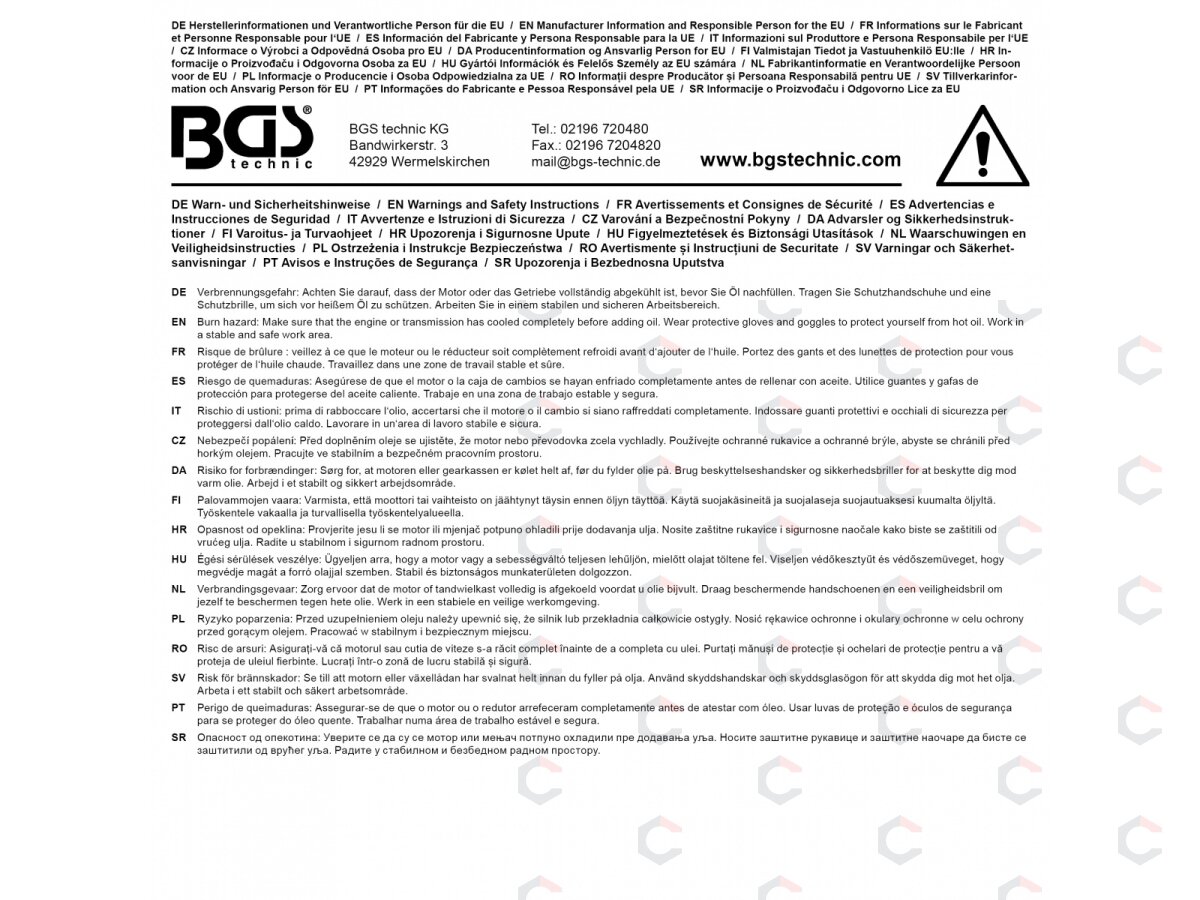Transmisijos alyvos pildymo įrankis su rankiniu siurbliu | 3 l | 12 adapterių (74264) 5