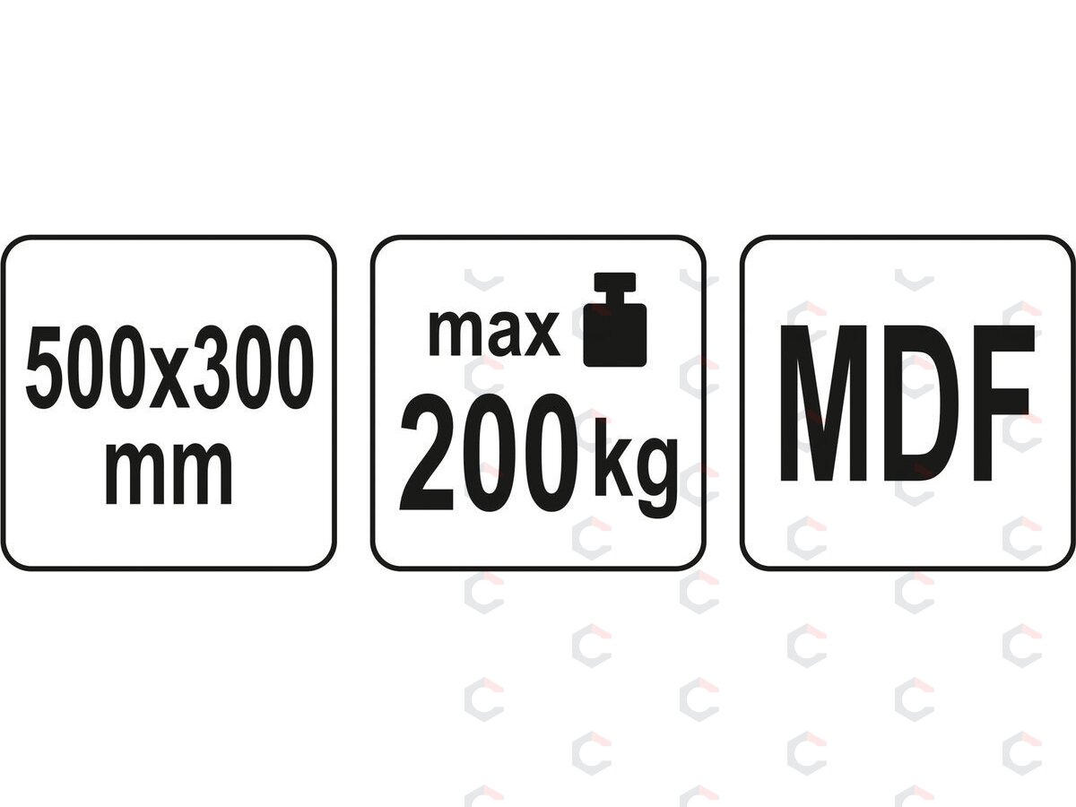 Transportavimo vežimėlis / platforma | 500x300 mm / iki 200 kg (YT-37420) 3 Transportavimo vežimėlis / platforma | 500x300 mm / iki 200 kg (YT-37420) 3
