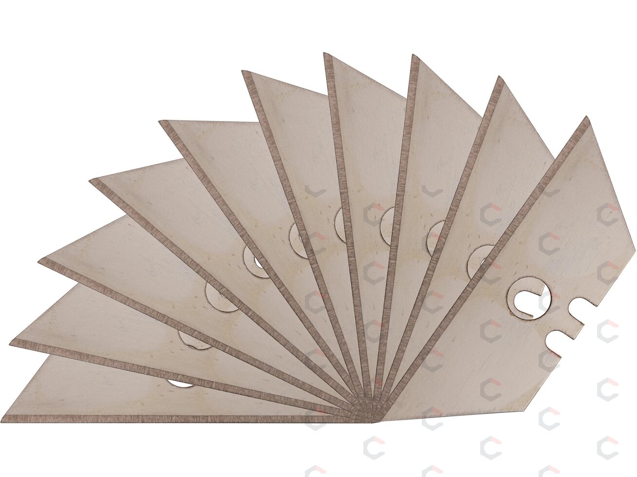 Trapeciniai peiliai | BGS 50603/50611 | 10 vnt. (50604) 3 Trapeciniai peiliai | BGS 50603/50611 | 10 vnt. (50604) 3