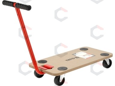 Transportavimo vežimėlis / platforma su rankena | 575 x 300 mm / iki 200 kg (YT-37422) Transportavimo vežimėlis / platforma su rankena | 575 x 300 mm / iki 200 kg (YT-37422)