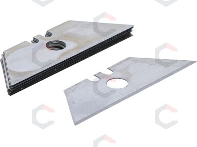 Trapeciniai peiliai | BGS 50603/50611 | 10 vnt. (50604) Trapeciniai peiliai | BGS 50603/50611 | 10 vnt. (50604)