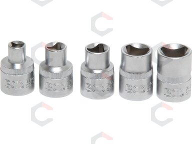 Trikampių galvučių rinkinys | M5 - M12 (8 - 16,5 mm) | 5 vnt. (8608) Trikampių galvučių rinkinys | M5 - M12 (8 - 16,5 mm) | 5 vnt. (8608)