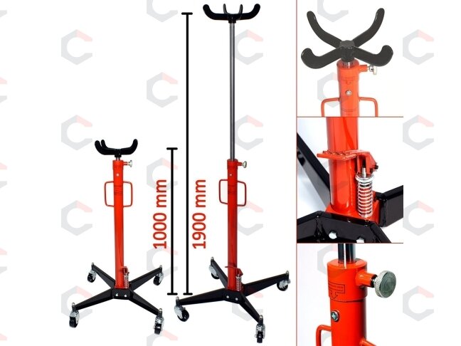 Transmisijos domkratas | 500 kg (ZX0102A) 1 Transmisijos domkratas | 500 kg (ZX0102A) 1