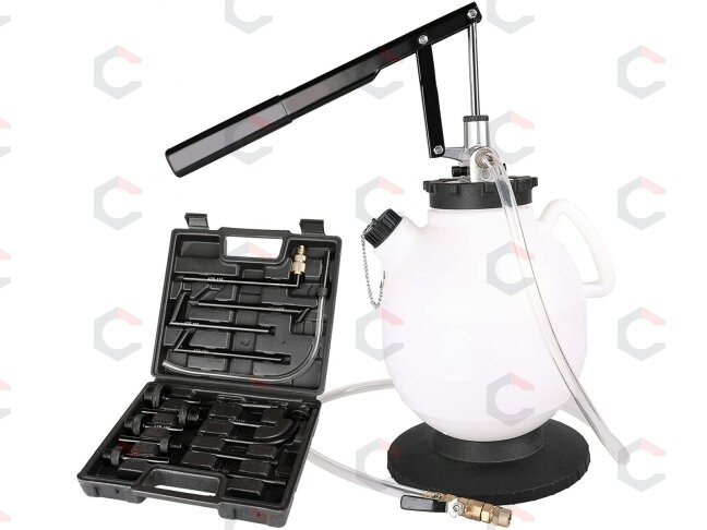 Transmisijos užpildymo sistema | 7.5 l | 15 vnt. ATF adapterių (SY-7.5) Transmisijos užpildymo sistema | 7.5 l | 15 vnt. ATF adapterių (SY-7.5)