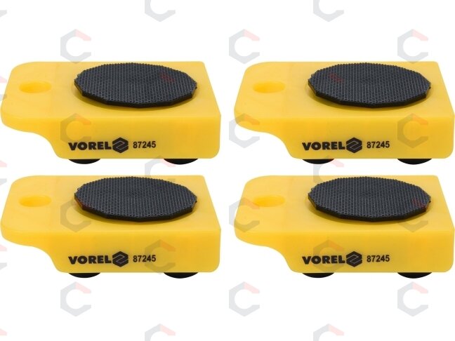 Transportavimo ratukai baldams | rinkinys | iki 150kg/ 5 vnt. (87245) 2 Transportavimo ratukai baldams | rinkinys | iki 150kg/ 5 vnt. (87245) 2
