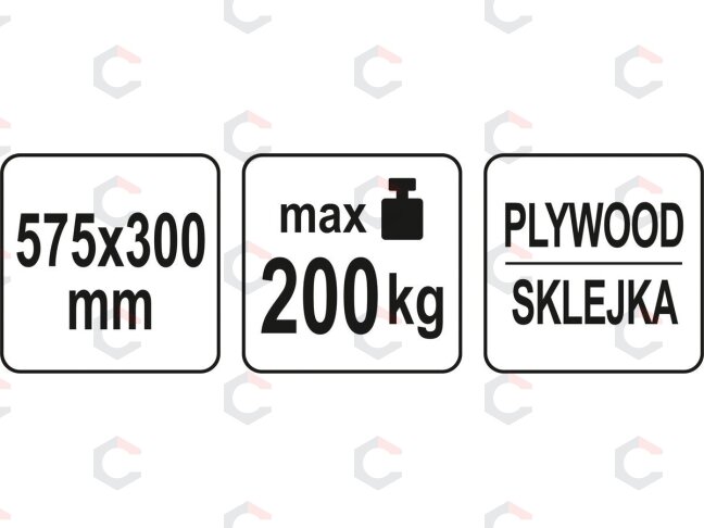 Transportavimo vežimėlis / platforma | 575x300 mm / iki 200 kg (YT-37421) 3 Transportavimo vežimėlis / platforma | 575x300 mm / iki 200 kg (YT-37421) 3