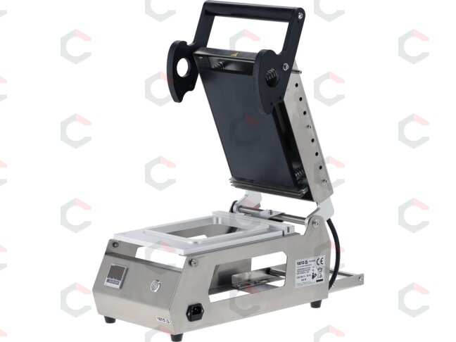 Padėklų sandarinimo aparatas | 250 × 180 mm | 900 W (YG-09280) 1 Padėklų sandarinimo aparatas | 250 × 180 mm | 900 W (YG-09280) 1
