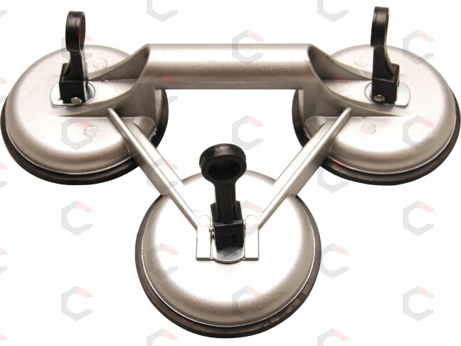 Trigubas prisisiurbiantis kėliklis | aliuminis | Ø 115 mm (7996) Trigubas prisisiurbiantis kėliklis | aliuminis | Ø 115 mm (7996)