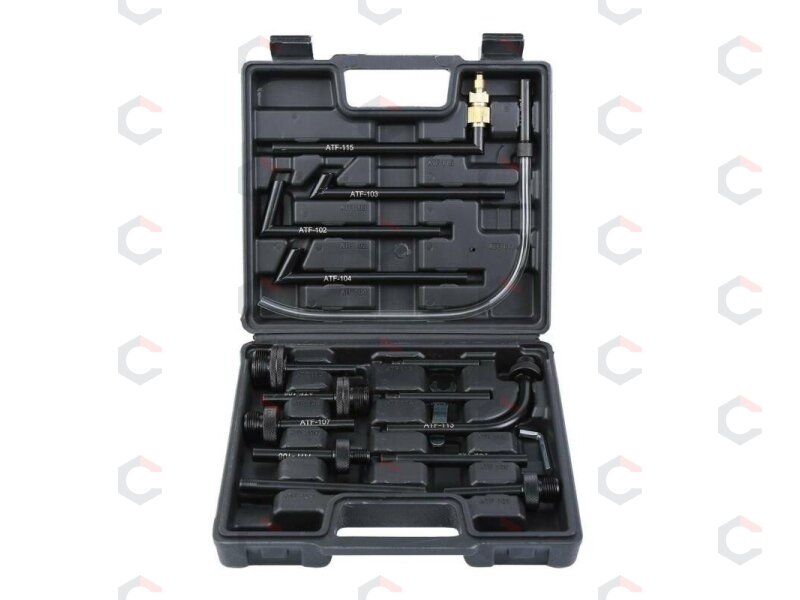 Transmisijos užpildymo sistema | 7.5 l | 15 vnt. ATF adapterių (SY-7.5) 7 Transmisijos užpildymo sistema | 7.5 l | 15 vnt. ATF adapterių (SY-7.5) 7