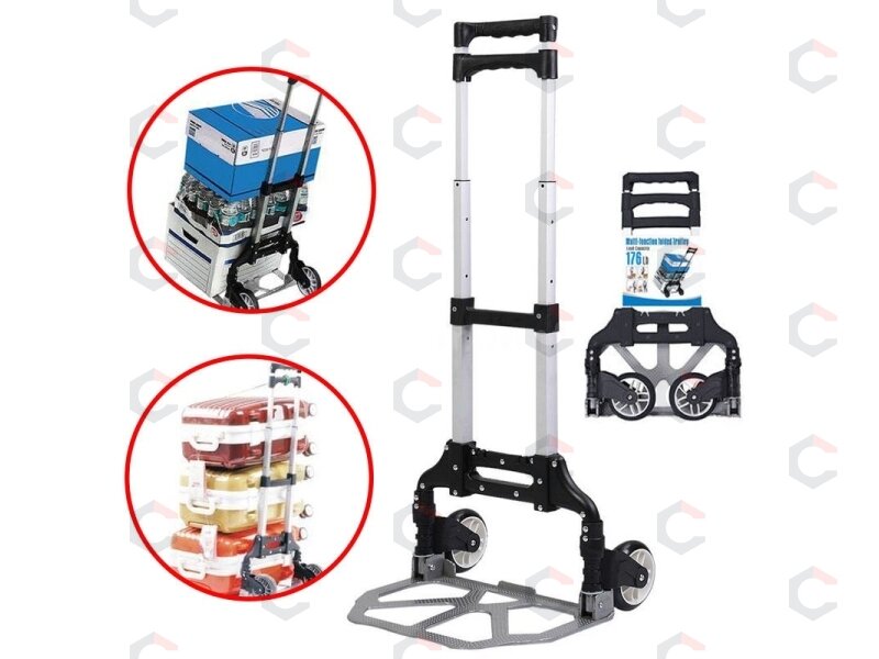 Transportavimo vežimėlis aliuminis / sudedamas | 70 kg (RA-60A) Transportavimo vežimėlis aliuminis / sudedamas | 70 kg (RA-60A)