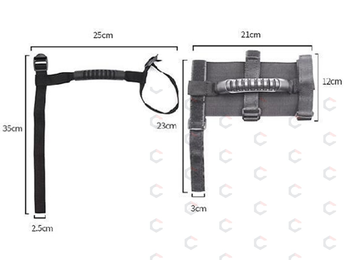 Turėklas / laikymosi rankena | velcro | plati versija | iki 200 kg (GH35W) 4 Turėklas / laikymosi rankena | velcro | plati versija | iki 200 kg (GH35W) 4