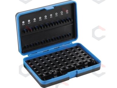 Tuščia dėžutė antgalių rinkiniui BGS 4815 (4815-1)