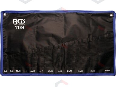 Tuščias dėklas raktams su 12 kišenių BGS 1184 (1184-LEER) Tuščias dėklas raktams su 12 kišenių BGS 1184 (1184-LEER)