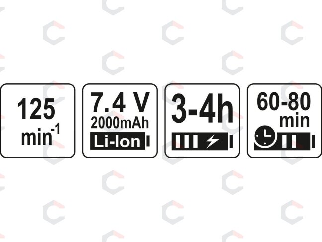 Turbo šluota akumuliatorinė | 7,4V | 8,9W (67180) 6 Turbo šluota akumuliatorinė | 7,4V | 8,9W (67180) 6