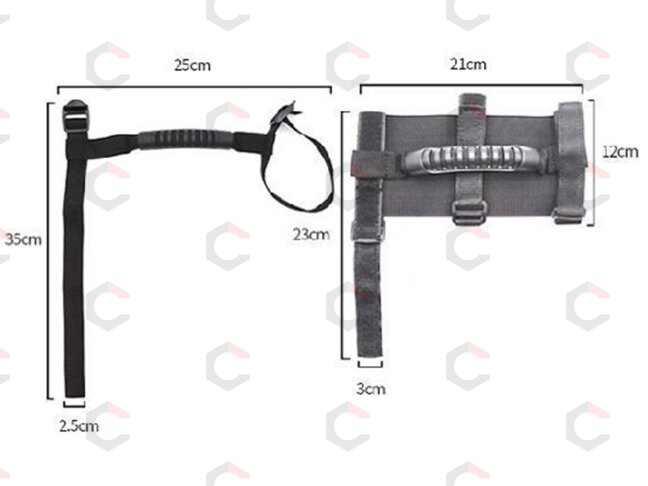 Turėklas / laikymosi rankena | velcro | siaura versija | iki 200 kg (GH23N) 3 Turėklas / laikymosi rankena | velcro | siaura versija | iki 200 kg (GH23N) 3