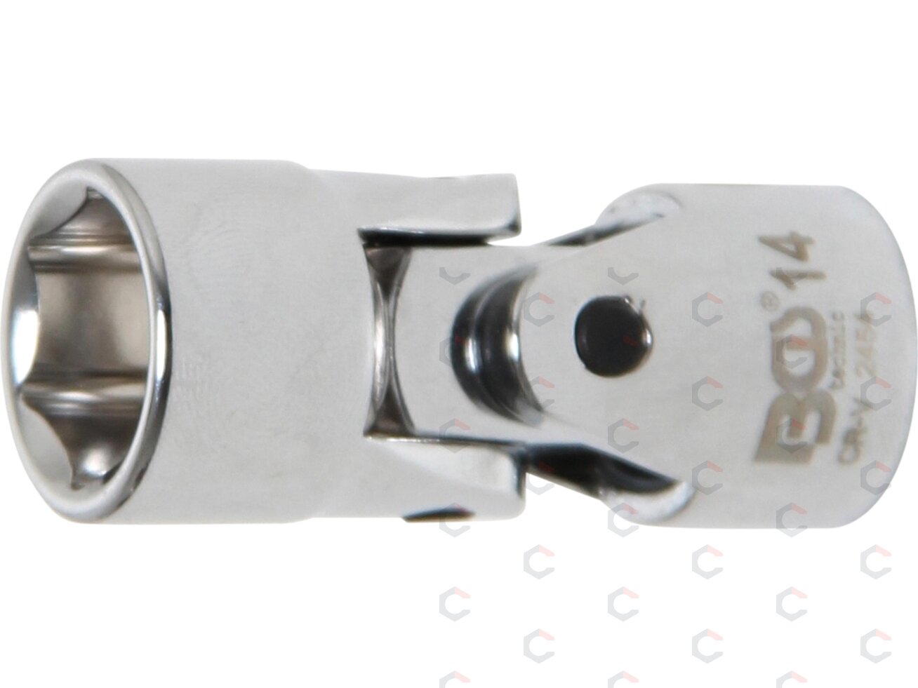 Universali šarnyrinė galvutė | šešiakampė | 10 mm (3/8") | 14 mm (2454) Universali šarnyrinė galvutė | šešiakampė | 10 mm (3/8") | 14 mm (2454)