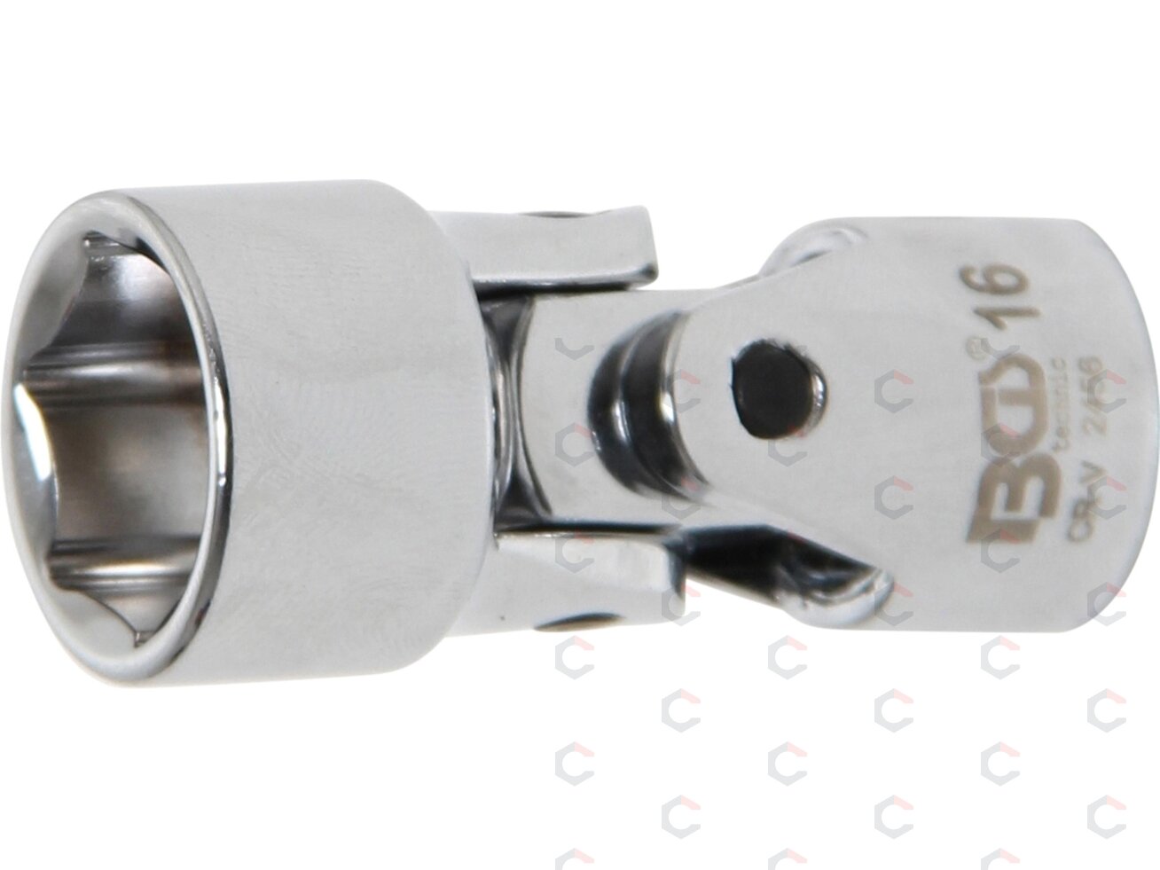 Universali šarnyrinė galvutė | šešiakampė | 10 mm (3/8") | 16 mm (2456) Universali šarnyrinė galvutė | šešiakampė | 10 mm (3/8") | 16 mm (2456)