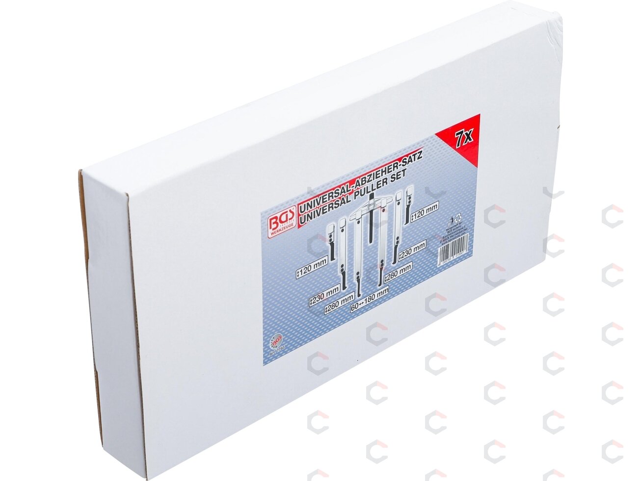 Universalių nuėmėjų rinkinys 2-kojis | 35 - 130 mm | 7 vnt. (7785) 4 Universalių nuėmėjų rinkinys 2-kojis | 35 - 130 mm | 7 vnt. (7785) 4