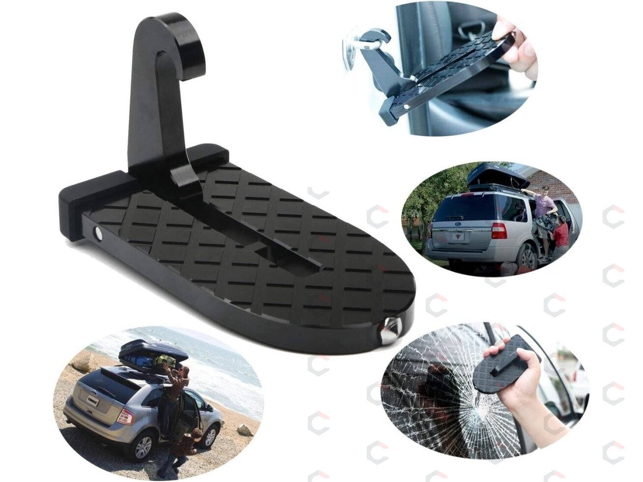 Universalus daugiafunkcis sulankstomas automobilio durų laiptelis (FS250) 3