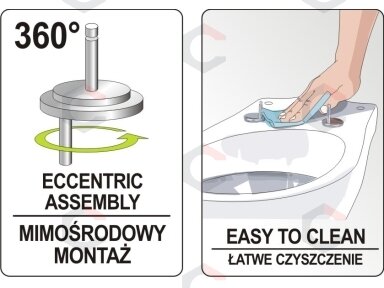 Unitazo dangtis su savaiminio uždarymo mechanizmu (75470)