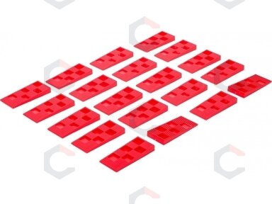 Universalaus montavimo pleištų rinkinys | Plastikas | 20 vnt. (80716) Universalaus montavimo pleištų rinkinys | Plastikas | 20 vnt. (80716)