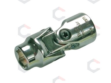 Universali šarnyrinė galvutė | šešiakampė | 10 mm (3/8") | 10 mm (2450) Universali šarnyrinė galvutė | šešiakampė | 10 mm (3/8") | 10 mm (2450)
