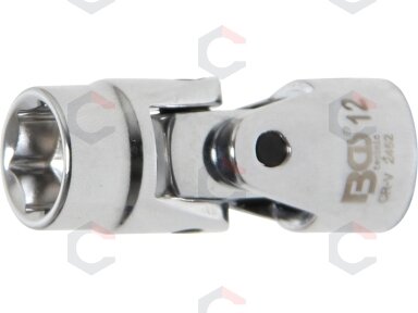 Universali šarnyrinė galvutė | šešiakampė | 10 mm (3/8") | 12 mm (2452) Universali šarnyrinė galvutė | šešiakampė | 10 mm (3/8") | 12 mm (2452)