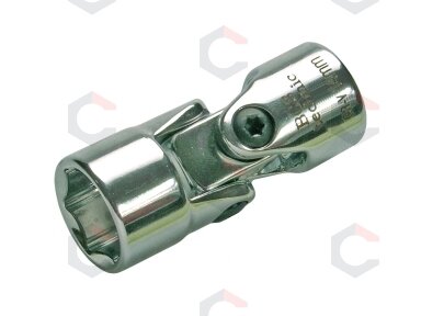 Universali šarnyrinė galvutė | šešiakampė | 10 mm (3/8") | 14 mm (2454) Universali šarnyrinė galvutė | šešiakampė | 10 mm (3/8") | 14 mm (2454)