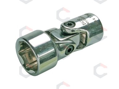 Universali šarnyrinė galvutė | šešiakampė | 10 mm (3/8") | 17 mm (2457) Universali šarnyrinė galvutė | šešiakampė | 10 mm (3/8") | 17 mm (2457)