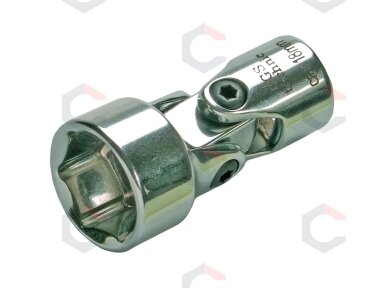 Universali šarnyrinė galvutė | šešiakampė | 10 mm (3/8") | 18 mm (2458) Universali šarnyrinė galvutė | šešiakampė | 10 mm (3/8") | 18 mm (2458)